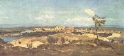 Jean Baptiste Camille  Corot Avignon (mk11) Sweden oil painting reproduction
